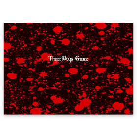 Поздравительная открытка с принтом Three Days Grace в Екатеринбурге, 100% бумага | плотность бумаги 280 г/м2, матовая, на обратной стороне линовка и место для марки
 | punk | rock | three days grace | альтернативный хип хоп | группа | инди поп | музыка | музыкальное произведение | ноты | панк | регги | рок | синти поп