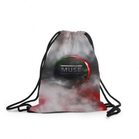 Рюкзак-мешок 3D с принтом Muse в Екатеринбурге, 100% полиэстер | плотность ткани — 200 г/м2, размер — 35 х 45 см; лямки — толстые шнурки, застежка на шнуровке, без карманов и подкладки | 