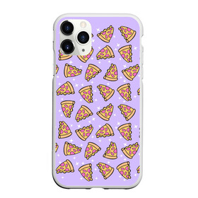 Чехол для iPhone 11 Pro Max матовый с принтом Пицца Мун в Екатеринбурге, Силикон |  | food | pattern | pizza | sailor moon | еда | паттерн | пицца | сейлор мун