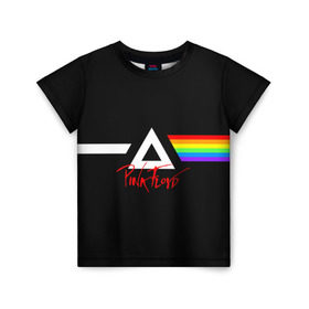 Детская футболка 3D с принтом Pink Floyd в Екатеринбурге, 100% гипоаллергенный полиэфир | прямой крой, круглый вырез горловины, длина до линии бедер, чуть спущенное плечо, ткань немного тянется | pink floyd | pinkfloyd | арт | артрок | группа | дэвид гилмор | пинк флойд | пинкфлойд | прогрессивный | психоделический | рок | сид барретт | симфонический | спэйс | эйсид | экспериментальный