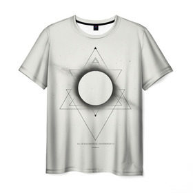 Мужская футболка 3D с принтом Architects в Екатеринбурге, 100% полиэфир | прямой крой, круглый вырез горловины, длина до линии бедер | архитектс