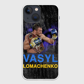 Чехол для iPhone 13 mini с принтом Василий Ломаченко_2 в Екатеринбурге,  |  | boxing | lomachenko | бокс | боксеры | василий ломаченко | чемпион
