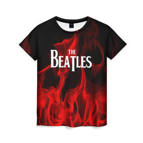 Женская футболка 3D с принтом The Beatles в Екатеринбурге, 100% полиэфир ( синтетическое хлопкоподобное полотно) | прямой крой, круглый вырез горловины, длина до линии бедер | beatles | punk | rock | the beatles | альтернативный хип хоп | группа | инди поп | музыка | музыкальное произведение | ноты | панк | регги | рок | синти поп