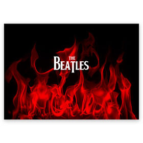 Поздравительная открытка с принтом The Beatles в Екатеринбурге, 100% бумага | плотность бумаги 280 г/м2, матовая, на обратной стороне линовка и место для марки
 | Тематика изображения на принте: beatles | punk | rock | the beatles | альтернативный хип хоп | группа | инди поп | музыка | музыкальное произведение | ноты | панк | регги | рок | синти поп