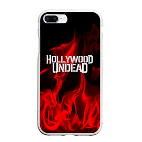 Чехол для iPhone 7Plus/8 Plus матовый с принтом Hollywood Undead в Екатеринбурге, Силикон | Область печати: задняя сторона чехла, без боковых панелей | hollywood undead | punk | rock | альтернативный хип хоп | группа | инди поп | музыка | музыкальное произведение | ноты | панк | регги | рок | синти поп