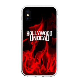 Чехол для iPhone XS Max матовый с принтом Hollywood Undead в Екатеринбурге, Силикон | Область печати: задняя сторона чехла, без боковых панелей | hollywood undead | punk | rock | альтернативный хип хоп | группа | инди поп | музыка | музыкальное произведение | ноты | панк | регги | рок | синти поп