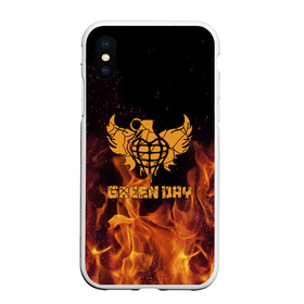 Чехол для iPhone XS Max матовый с принтом Green Day в Екатеринбурге, Силикон | Область печати: задняя сторона чехла, без боковых панелей | american | day | green | idiot | альтернативный | американ | билли джо армстронг | греен | грин | группа | дай | дей | зелёный день | майк дёрнт | музыка | панк | поп | поппанк | рок | тре кул