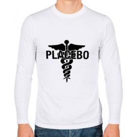 Мужской лонгслив хлопок с принтом Placebo в Екатеринбурге, 100% хлопок |  | placebo | альтернативный | инди | индирок | плацебо | рок