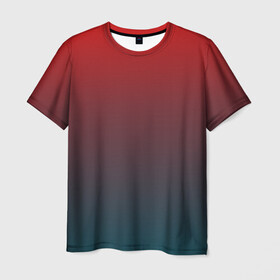 Мужская футболка 3D с принтом Алый в Екатеринбурге, 100% полиэфир | прямой крой, круглый вырез горловины, длина до линии бедер | yaay | алый | бурый | искусство | картина | красный | москва | россия | тон | урал