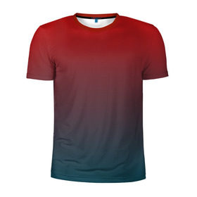 Мужская футболка 3D спортивная с принтом Алый в Екатеринбурге, 100% полиэстер с улучшенными характеристиками | приталенный силуэт, круглая горловина, широкие плечи, сужается к линии бедра | yaay | алый | бурый | искусство | картина | красный | москва | россия | тон | урал