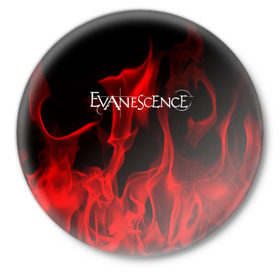 Значок с принтом Evanescence в Екатеринбурге,  металл | круглая форма, металлическая застежка в виде булавки | evanescence | punk | rock | альтернативный хип хоп | группа | инди поп | музыка | музыкальное произведение | ноты | панк | регги | рок | синти поп