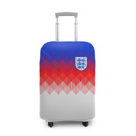 Чехол для чемодана 3D с принтом Англия тренировочная форма ЧМ-2018 в Екатеринбурге, 86% полиэфир, 14% спандекс | двустороннее нанесение принта, прорези для ручек и колес | англия | сборная англии | тренировочная форма | футбол | чемпионат мира по футболу