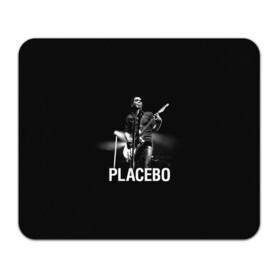Коврик для мышки прямоугольный с принтом Placebo в Екатеринбурге, натуральный каучук | размер 230 х 185 мм; запечатка лицевой стороны | placebo | альтернативный | брайан молко | инди | индирок | плацебо | рок