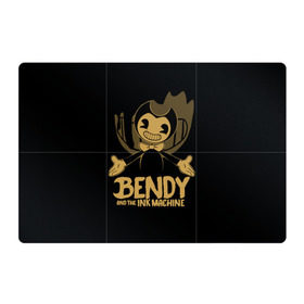 Магнитный плакат 3Х2 с принтом Bendy and the ink machine (20) в Екатеринбурге, Полимерный материал с магнитным слоем | 6 деталей размером 9*9 см | Тематика изображения на принте: bendy | bendy and the ink machine | game | horror | ink | machine | trend | video game