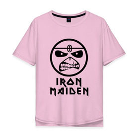 Мужская футболка хлопок Oversize с принтом Iron Maiden в Екатеринбурге, 100% хлопок | свободный крой, круглый ворот, “спинка” длиннее передней части | iron maiden | адриан смит | айран | айрон | группа | дэйв мюррей | железная дева | ирон | майден | мейд | мейден | метал | мрачный | музыка | песни | рок | стив харрис | тяжелый | хеви | хевиметал