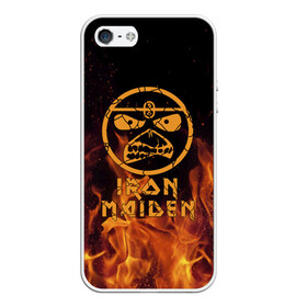 Чехол для iPhone 5/5S матовый с принтом Iron Maiden в Екатеринбурге, Силикон | Область печати: задняя сторона чехла, без боковых панелей | iron maiden | адриан смит | айран | айрон | группа | дэйв мюррей | железная дева | ирон | майден | мейд | мейден | метал | мрачный | музыка | песни | рок | стив харрис | тяжелый | хеви | хевиметал