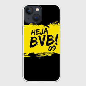 Чехол для iPhone 13 mini с принтом Borussia Dortmund FC в Екатеринбурге,  |  | 09 | bvb | heja | боруссия | германия | дортмунд | клуб | фк | футбол | футбольный