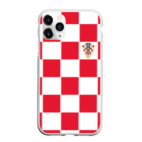 Чехол для iPhone 11 Pro матовый с принтом Хорватия домашняя форма 2018 в Екатеринбурге, Силикон |  | 