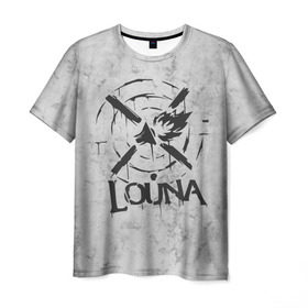 Мужская футболка 3D с принтом Louna в Екатеринбурге, 100% полиэфир | прямой крой, круглый вырез горловины, длина до линии бедер | louna | лусинэ геворкян