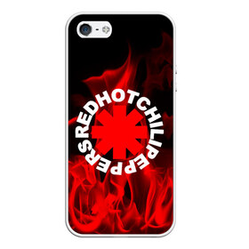 Чехол для iPhone 5/5S матовый с принтом Red Hot Chili Peppers в Екатеринбурге, Силикон | Область печати: задняя сторона чехла, без боковых панелей | red hot chili peppers | rhcp | перцы | ред хот чили пепперс | рхчп | рэд