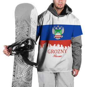 Накидка на куртку 3D с принтом GROZNY (Грозный) в Екатеринбурге, 100% полиэстер |  | chechnya | grozny | герб | город | грозный | кавказ | кавказец | кадыров | надпись | патриот | республика | северный | флаг | флага | цвета | чех | чечен | чеченец | чеченка | чеченская | чечня
