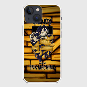 Чехол для iPhone 13 mini с принтом Bendy and the ink machine (26) в Екатеринбурге,  |  | bendy | bendy and the ink machine | game | horror | ink | machine | trend | video game