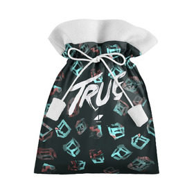 Подарочный 3D мешок с принтом Avicii - true в Екатеринбурге, 100% полиэстер | Размер: 29*39 см | Тематика изображения на принте: 