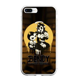 Чехол для iPhone 7Plus/8 Plus матовый с принтом Bendy and the ink machine (30) в Екатеринбурге, Силикон | Область печати: задняя сторона чехла, без боковых панелей | bendy | bendy and the ink machine | game | horror | ink | machine | trend | video game