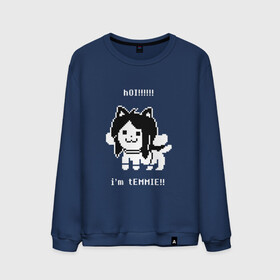 Мужской свитшот хлопок с принтом Undertale в Екатеринбурге, 100% хлопок |  | temmie | андертейл | подземелье | темми