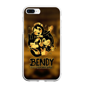 Чехол для iPhone 7Plus/8 Plus матовый с принтом Bendy and the ink machine (32) в Екатеринбурге, Силикон | Область печати: задняя сторона чехла, без боковых панелей | bendy | bendy and the ink machine | game | horror | ink | machine | trend | video game | бенди | бэнди