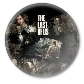 Значок с принтом The Last of Us_9 в Екатеринбурге,  металл | круглая форма, металлическая застежка в виде булавки | the last of us | гриб | грибы | джоэл | кордицепс | пиратs | элли