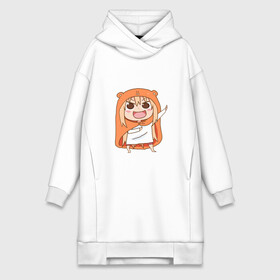 Платье-худи хлопок с принтом Umaru Chan в Екатеринбурге,  |  | anime | аниме | анимэ | умару