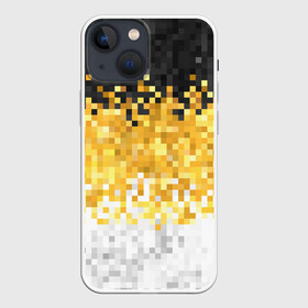 Чехол для iPhone 13 mini с принтом 1858 Имперский флаг пикселами в Екатеринбурге,  |  | camouflage fabric suprime military | военный триколор россии | камуфляж имперский флаг россии | камуфляжный | текстура вежливых | черно желто белый