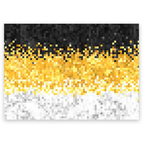 Поздравительная открытка с принтом 1858 Имперский флаг пикселами в Екатеринбурге, 100% бумага | плотность бумаги 280 г/м2, матовая, на обратной стороне линовка и место для марки
 | Тематика изображения на принте: camouflage fabric suprime military | военный триколор россии | камуфляж имперский флаг россии | камуфляжный | текстура вежливых | черно желто белый