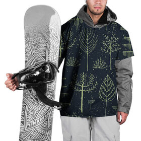 Накидка на куртку 3D с принтом Загадочный лес в Екатеринбурге, 100% полиэстер |  | дерево | дуб | елка | животные | лес | мода | обитатели | прикольные | природа | сказка | тайна | яркие
