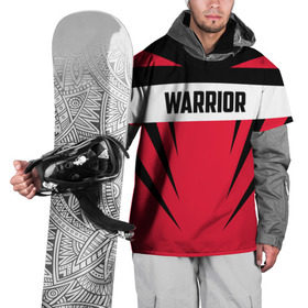 Накидка на куртку 3D с принтом Warrior в Екатеринбурге, 100% полиэстер |  | warrior | воин | спортсмен