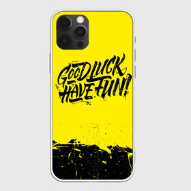 Чехол для iPhone 12 Pro Max с принтом GLHF в Екатеринбурге, Силикон |  | fun | game | gg | gl | glhf | good | have | hf | luck | natus | navi | vincere | веселись | весело | веселье | игры | пд | пдра | приятной | ра | удача | удачи