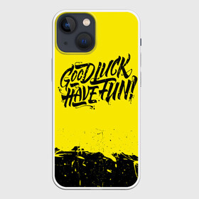 Чехол для iPhone 13 mini с принтом GLHF в Екатеринбурге,  |  | fun | game | gg | gl | glhf | good | have | hf | luck | natus | navi | vincere | веселись | весело | веселье | игры | пд | пдра | приятной | ра | удача | удачи