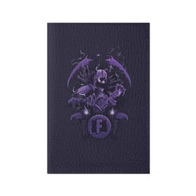 Обложка для паспорта матовая кожа с принтом Raven в Екатеринбурге, натуральная матовая кожа | размер 19,3 х 13,7 см; прозрачные пластиковые крепления | battle royale | fortnite | lama | raven | батл рояль | ворон | лама | фортнайт