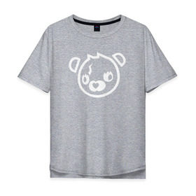 Мужская футболка хлопок Oversize с принтом Cuddle Bear в Екатеринбурге, 100% хлопок | свободный крой, круглый ворот, “спинка” длиннее передней части | battle royale | fortnite | lama | батл рояль | лама | медведь | фортнайт