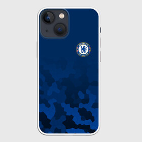 Чехол для iPhone 13 mini с принтом CHELSEA SPORT в Екатеринбурге,  |  | chelsea | fc | football | fotball club | sport | спорт | спортивные | униформа | фирменные цвета | фк | футбол | футбольный клуб | челси