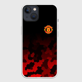 Чехол для iPhone 13 с принтом F.C.M.U SPORT в Екатеринбурге,  |  | fc | football | fotball club | manchester united | sport | манчестер юнайтед | спорт | спортивные | униформа | фирменные цвета | фк | футбол | футбольный клуб