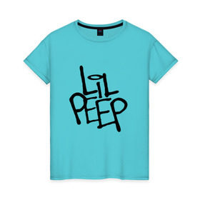 Женская футболка хлопок с принтом Lil Peep в Екатеринбурге, 100% хлопок | прямой крой, круглый вырез горловины, длина до линии бедер, слегка спущенное плечо | awful things | gustav hr | lil peep | густав ор | клауд | клауд рэп | лил | лили | певец | пееп | пеп | пип | пост эмо | реп | репер | рэп | рэпер | трэп | хип | хип хоп | хипхоп | хоп | эмо | эмо трэп