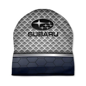 Шапка 3D с принтом SUBARU SPORT в Екатеринбурге, 100% полиэстер | универсальный размер, печать по всей поверхности изделия | auto | car | subaru | авто | автомобиль | машина | субару