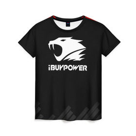 Женская футболка 3D с принтом iBuyPower | The Form в Екатеринбурге, 100% полиэфир ( синтетическое хлопкоподобное полотно) | прямой крой, круглый вырез горловины, длина до линии бедер | 0x000000123 | csgo | ibuypower | ксго