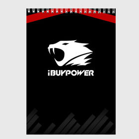 Скетчбук с принтом iBuyPower The Form в Екатеринбурге, 100% бумага
 | 48 листов, плотность листов — 100 г/м2, плотность картонной обложки — 250 г/м2. Листы скреплены сверху удобной пружинной спиралью | 0x000000123 | csgo | ibuypower | ксго