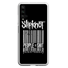 Чехол для Honor 20 с принтом Slipknot People в Екатеринбурге, Силикон | Область печати: задняя сторона чехла, без боковых панелей | Тематика изображения на принте: alternative | iowa | metal | nu | slipknot | slipnot | taylor | метал | слипкнот | слипнот