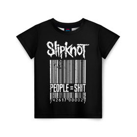 Детская футболка 3D с принтом Slipknot People в Екатеринбурге, 100% гипоаллергенный полиэфир | прямой крой, круглый вырез горловины, длина до линии бедер, чуть спущенное плечо, ткань немного тянется | Тематика изображения на принте: alternative | iowa | metal | nu | slipknot | slipnot | taylor | метал | слипкнот | слипнот