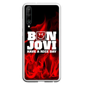 Чехол для Honor P30 с принтом BON JOVI в Екатеринбурге, Силикон | Область печати: задняя сторона чехла, без боковых панелей | bon jovi | альтернативный хип хоп | группа | инди поп | музыка | музыкальное произведение | ноты | регги | рок | синти поп