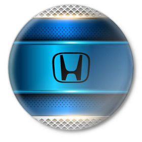 Значок с принтом Honda sport collection в Екатеринбурге,  металл | круглая форма, металлическая застежка в виде булавки | auto | automobile | car | carbon | honda | machine | motor | motor car | sport car | автомашина | бренд | легковой автомобиль | марка | спортивный автомобиль | тачка | хонда